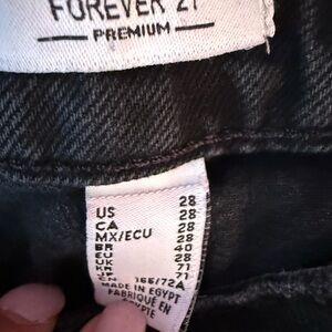 Forever 21 Black Premium Jeans